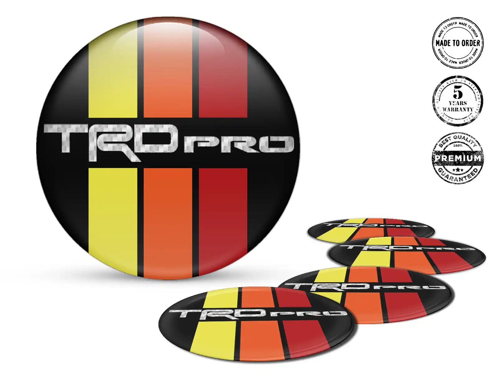 Toyota TRD Pegatinas Aro Custom Prisma Marca Drift X